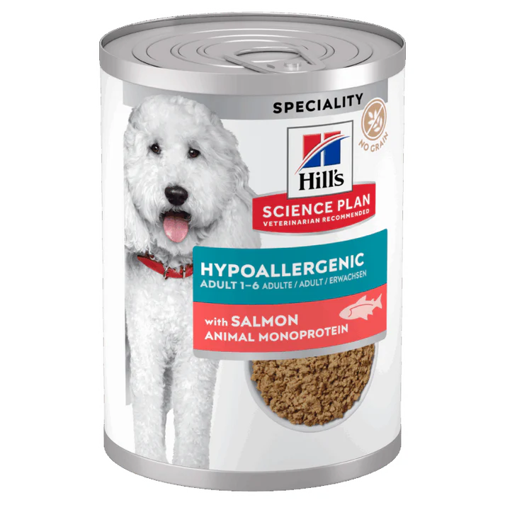 Hill’s SP Hypoallergenic Adult wet Food with Salmon (363g)