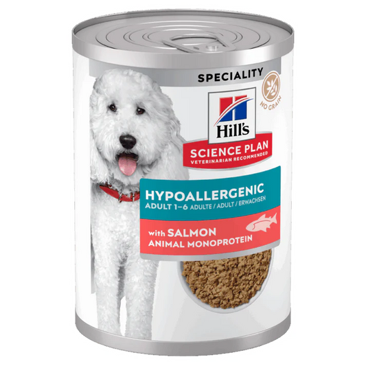 Hill’s SP Hypoallergenic Adult wet Food with Salmon (363g)