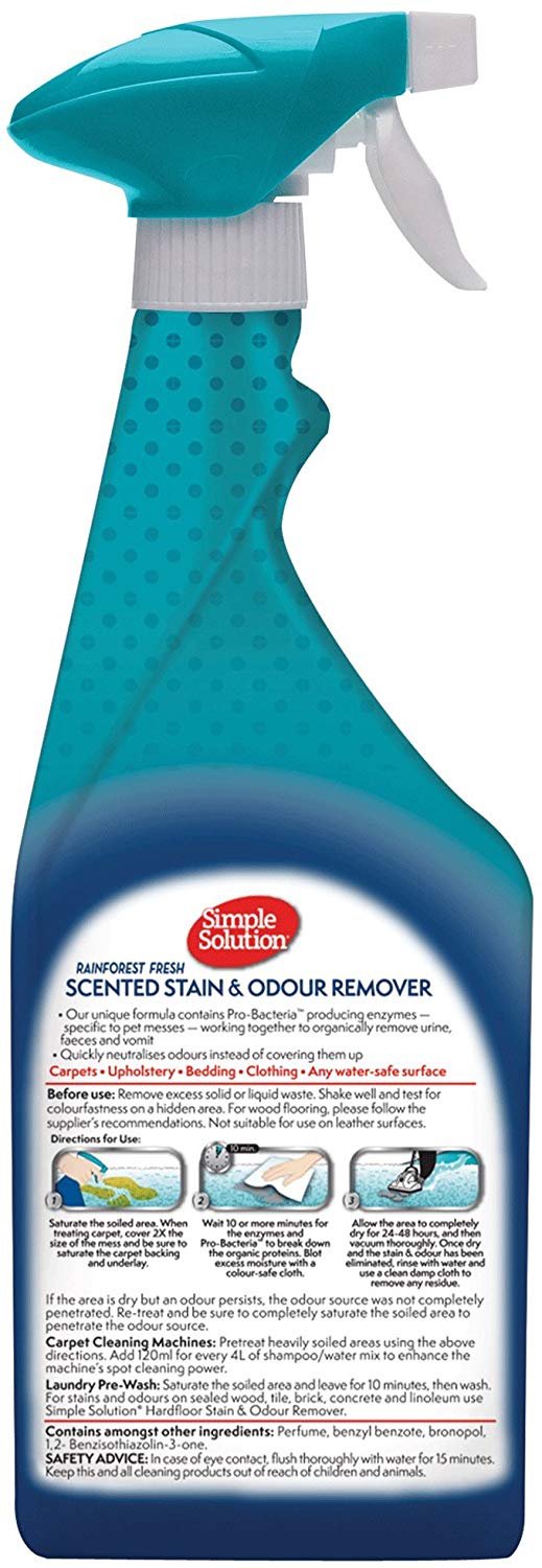 S S Dog Stain and Odour Remover Rainforest Fresh – 750 ml