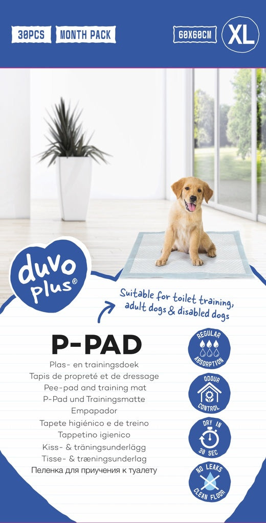 Duvo+ Pet Pad Standard  XL-60x60cm 30pcs