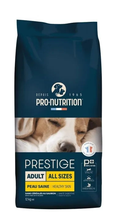 Pro nutrition Prestige Dog Adult All Size Healthy Skin Salmon 12Kg - Grain Free