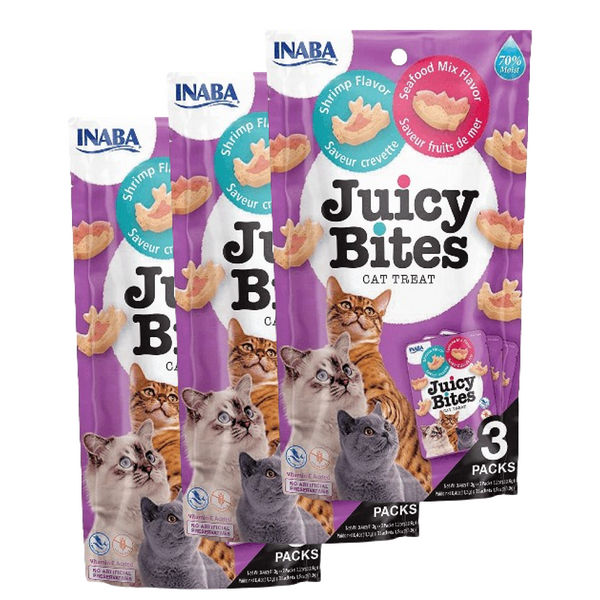 Juicy Bites Shrimp & Seafood Mix Flavor 3PCS