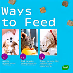 Happi Skippi Just Freeze-Dried Treat Chicken&Cat Grass for Cats and Dogs 10g
