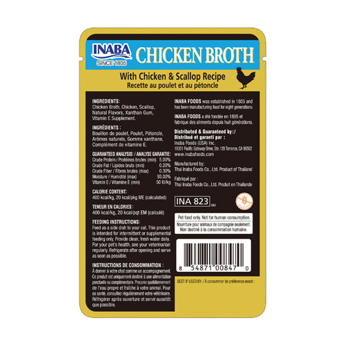 Inaba Chicken Broth with Chicken & Scallop Recipe