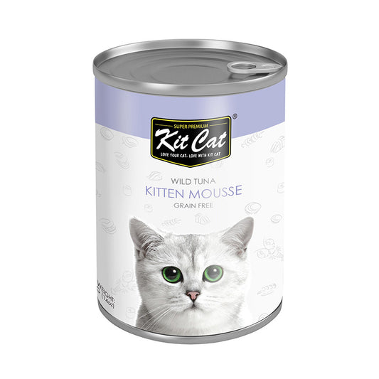 Kit Cat Wild Tuna Kitten Mousse Canned Cat Food 400 gm