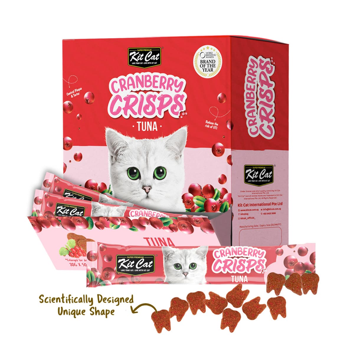 Kit Cat Cranberry Crisps Tuna 20g
