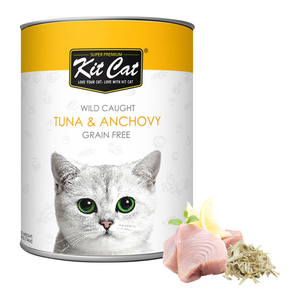Kit Cat Wild Caught Tuna & Anchovy for cats 400g