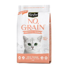Kit Cat No Grain Chicken And Salmon cat dry food 10kg