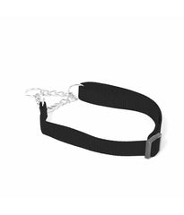 Duvo+ Nylon Semi Choke Collar 45-70cm/25mm, Black