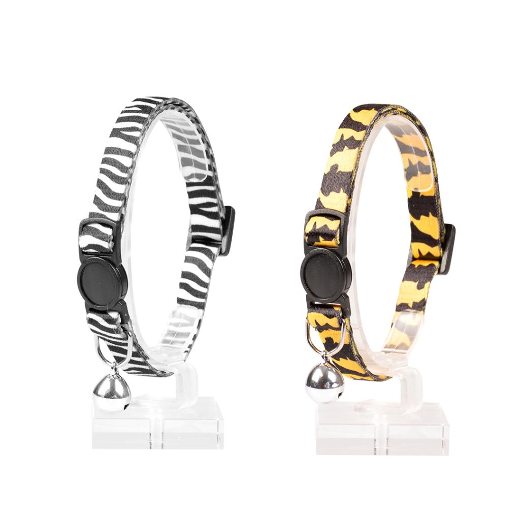 Duvo+ Cat Collar Zoo Nylon Mixed Colors 20-30cm