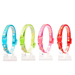 Duvo Cat Collar Nylon Mixed Colors 20 - 30cm / 10mm[Texture - Cool Cats]