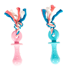Duvo+ Dog toy Puppy TPR Teether With Cotton Rope 18cm