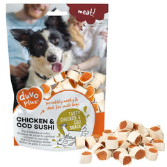 Duvo+ Meat Chicken & Cod Sushi 180g