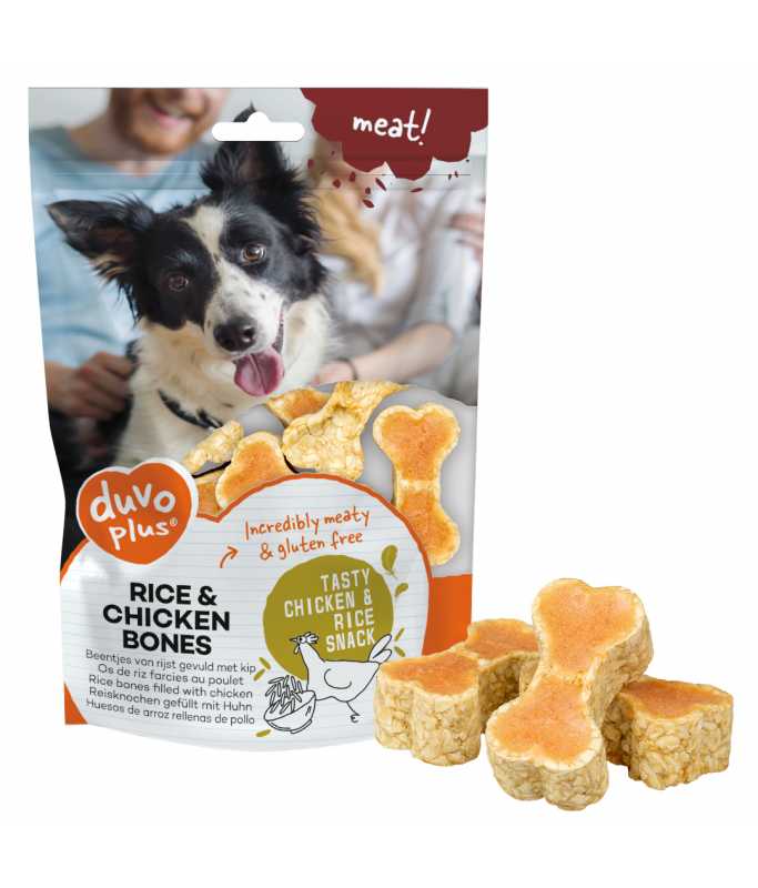 Duvo+ Meat Rice Bones With Chicken 140g