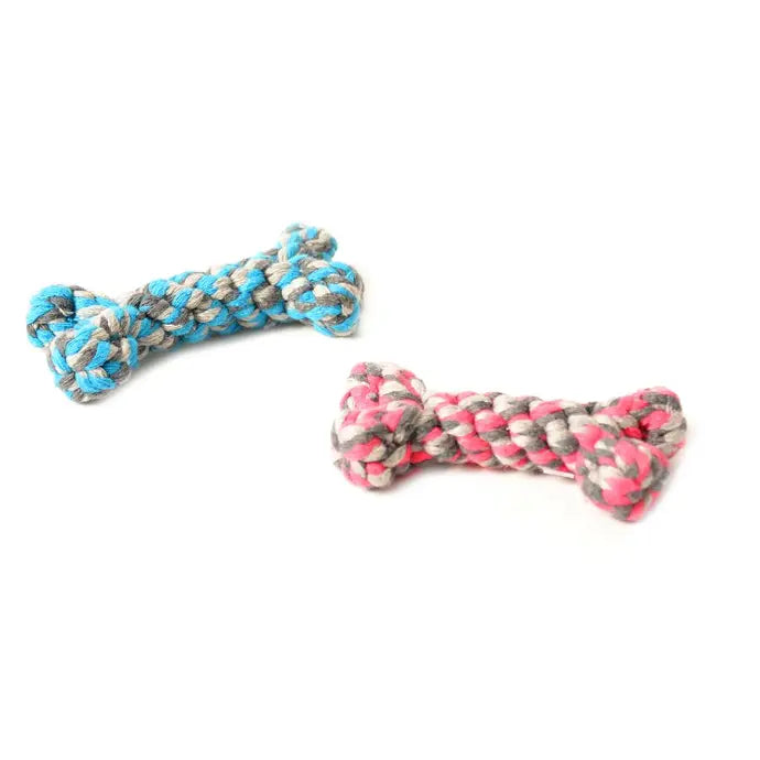 Duvo Knotted Cotton Bone - 8cm