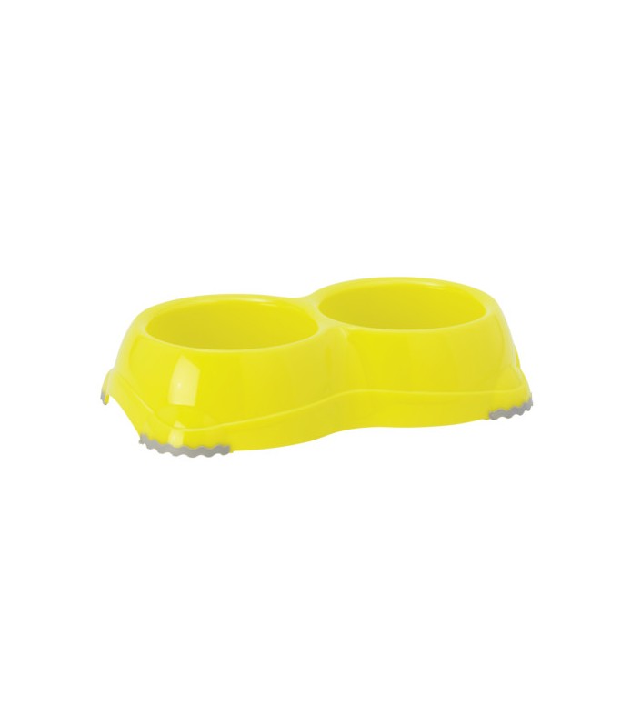 Moderna Double Smarty Bowl  S Yellow