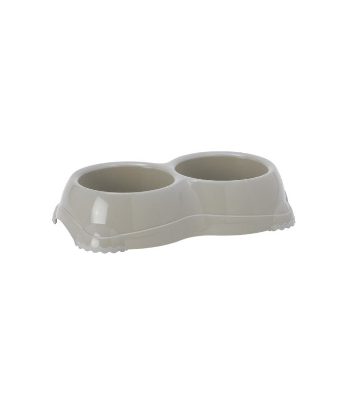 Moderna Double Smarty Bowl S  Gray