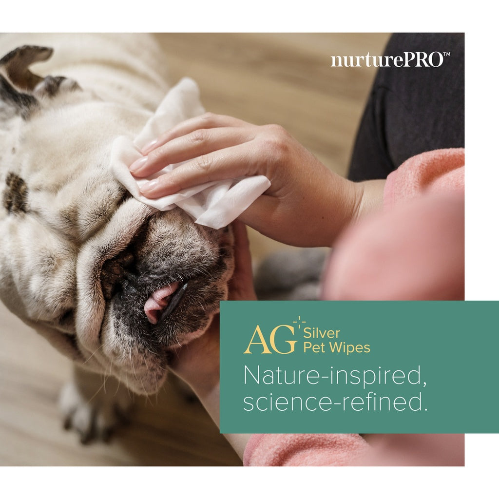 NurturePro AG+ Silver Pet Wet Wipes- UNSCENT 100p