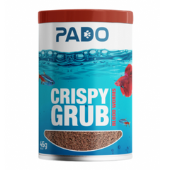 Pado Crispy Grub Blood Worms Fish Food 45g (500ml)