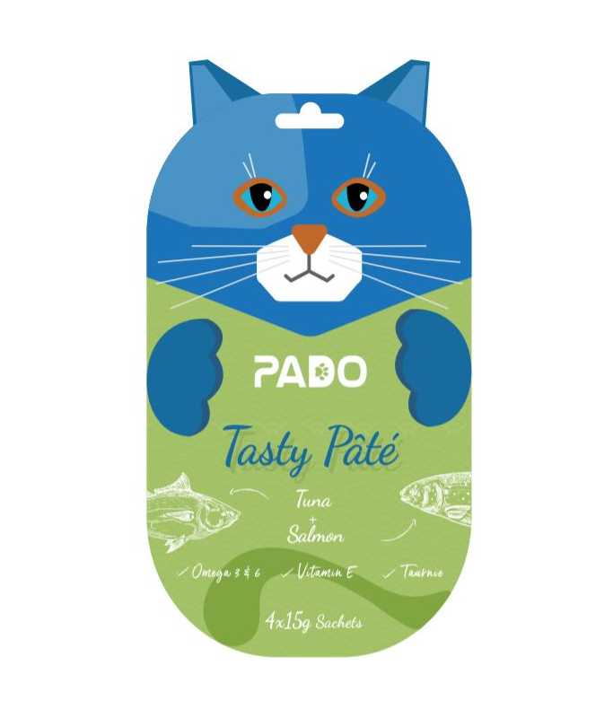 Pado Cat wet Sachet 4*15g Salmon &  Tuna