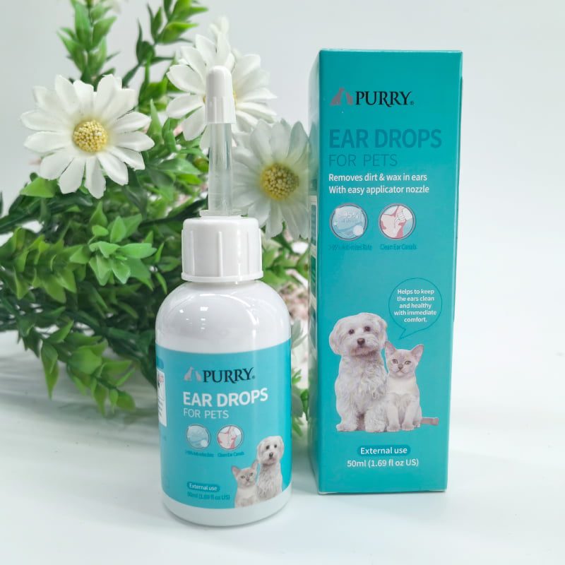 Purry Ear Drops for dogs & cats-50ml