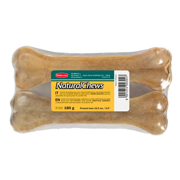 Padovan Natural Chews Bone (2) 16.5cm