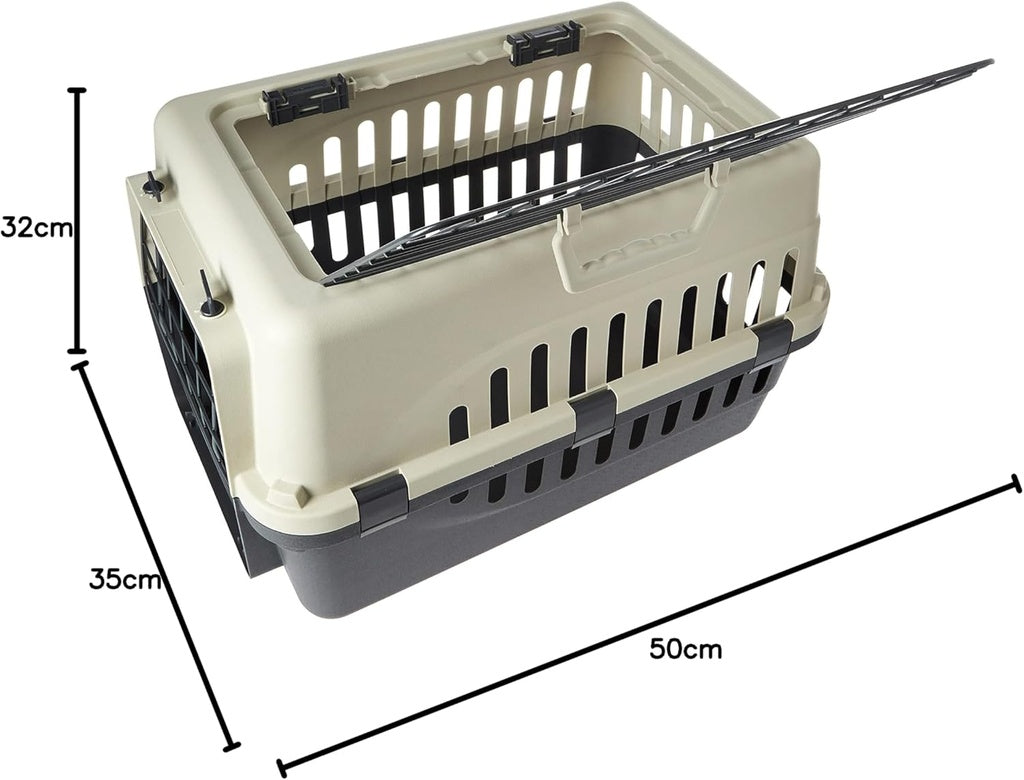 Pet Mode Plastic Pet Carrier Top & Front Door
