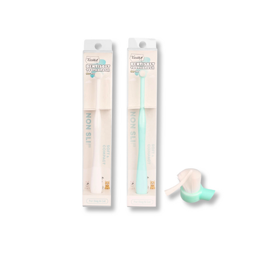 Saas Dentisoft toothbrush for Pets White