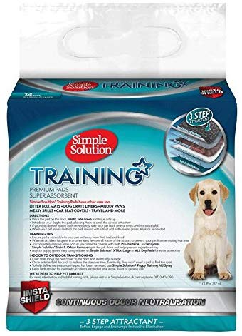 Simple Solution Premium Dog and Puppy Training Pads Pack of 14 pc