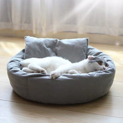 Round Shape Dog And Cat Indoor Bed-48 cm (Diameter)