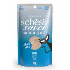 Schesir Silver Mousse  Senior Cat  - Chicken 80g