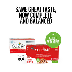 Schesir Cat Wet Food-Chicken Fillets With Duck Multipack