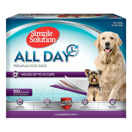 SS All Day 6-Layer Premium Dog Pads, 23 x 24 in (Pack of 100)