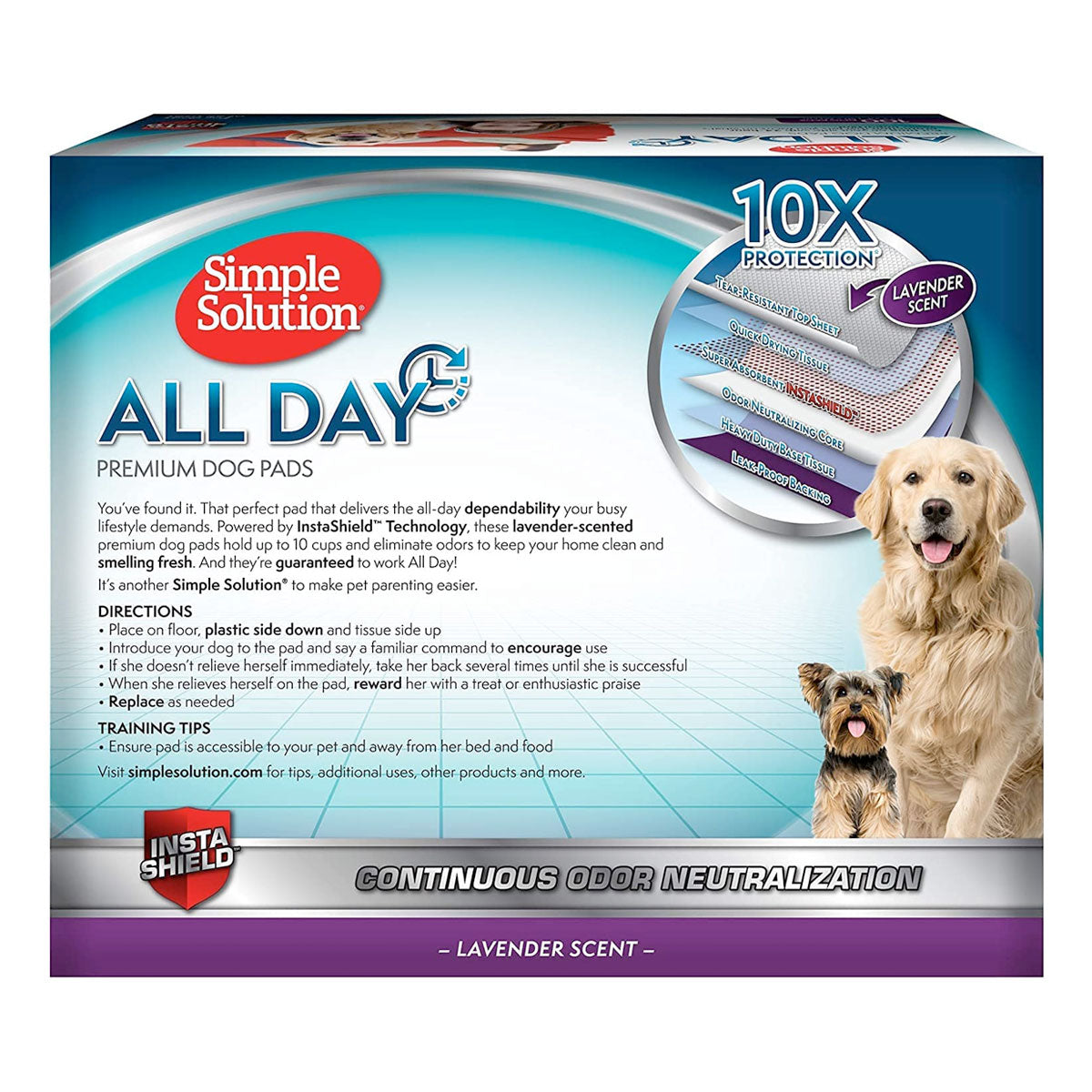 SS All Day 6-Layer Premium Dog Pads, 23 x 24 in (Pack of 100)