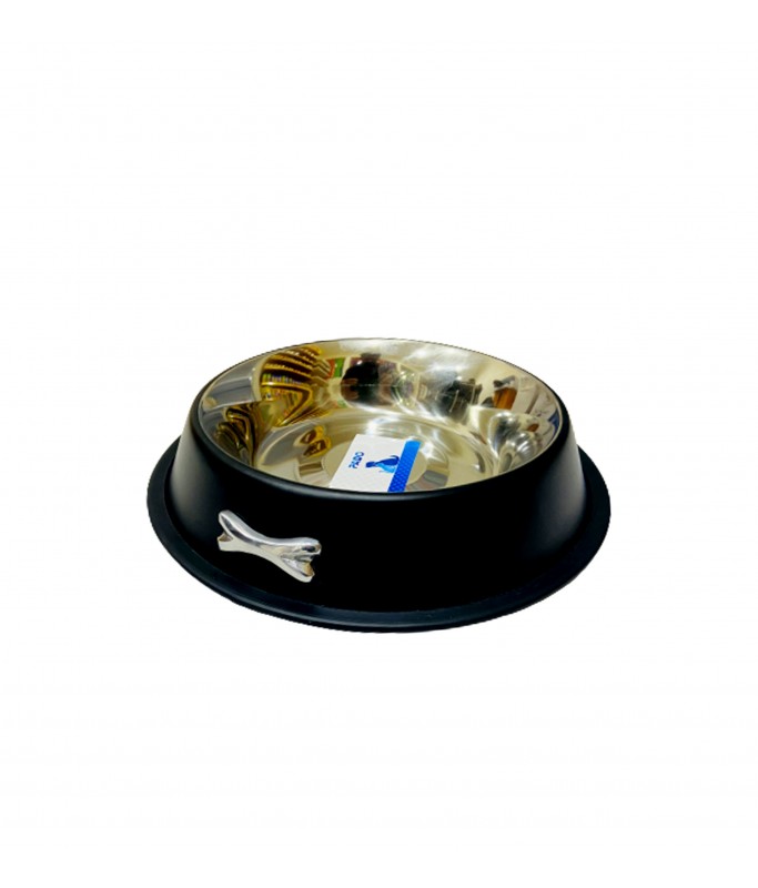 Pado Antiskid Dog Bowl With Color & Crome Pendent 32zo