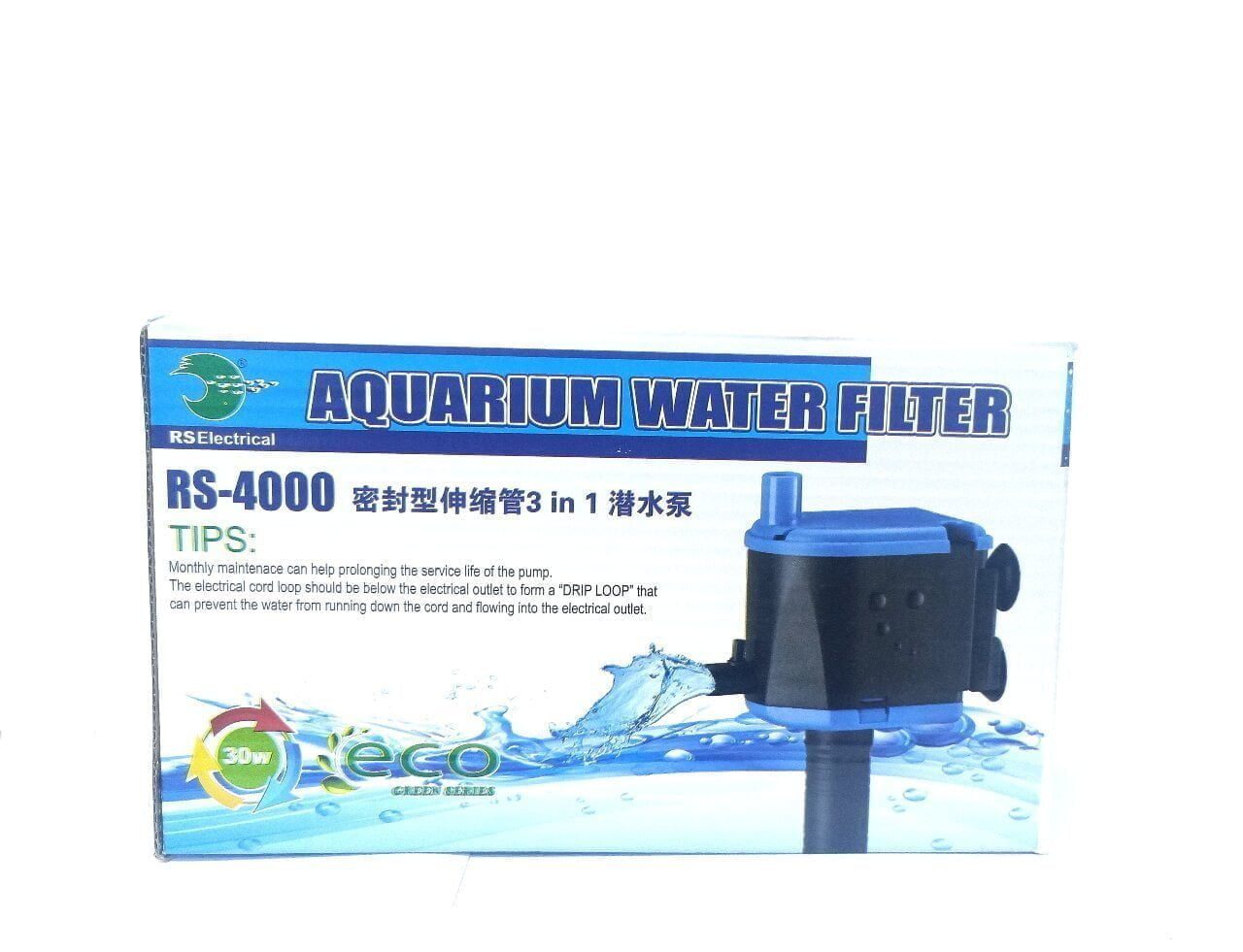 Rs Aquarium Eco Green Series Water Filter 3 In 1