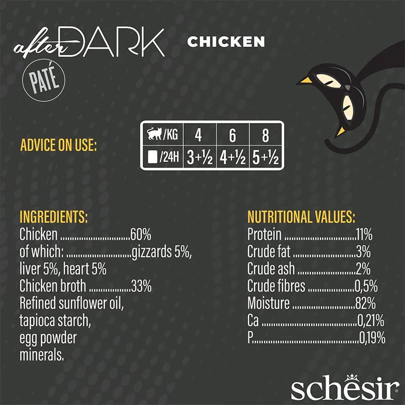 Schesir After Dark  Pate  Chicken 80g