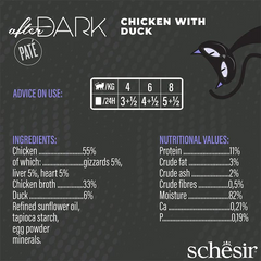 Schesir After Dark  Pate  Chicken with Duck 80g
