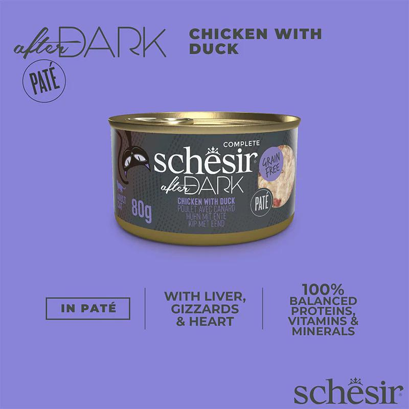 Schesir After Dark  Pate  Chicken with Duck 80g