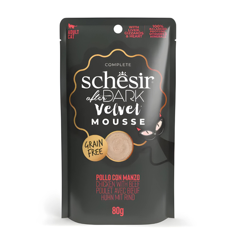 Schesir After Dark  Velvet Mousse in Broth Variety pack  960g