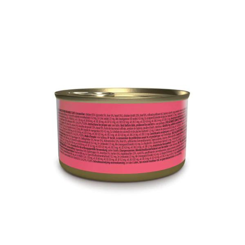 Schesir After Dark Wholefood in Broth Chicken with Beef 80g