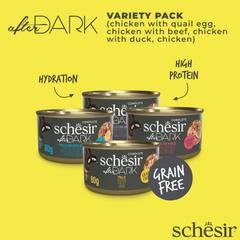 Schesir After Dark Wholefood in Broth Variety Pack 960g