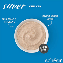 Schesir Silver Mousse  Senior Cat  - Chicken 80g