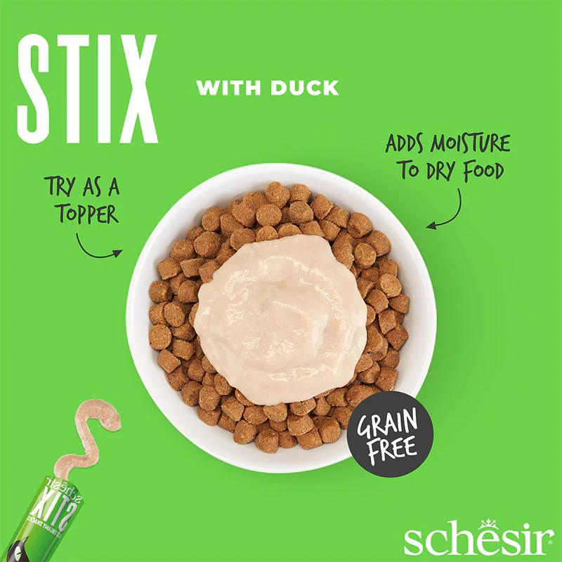 Schesir Stix Treat for Cat In Cream - Duck 6*15g