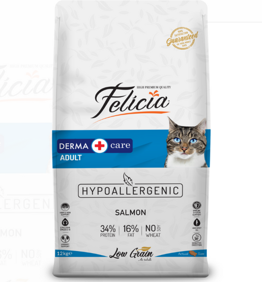 Felicia Derma Care Adult Salmon cat dry food 2kg