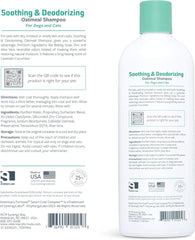 Synergy Labs Veterinary Soothing & Deodorizing Oatmeal Shampoo 17oz - 503ml