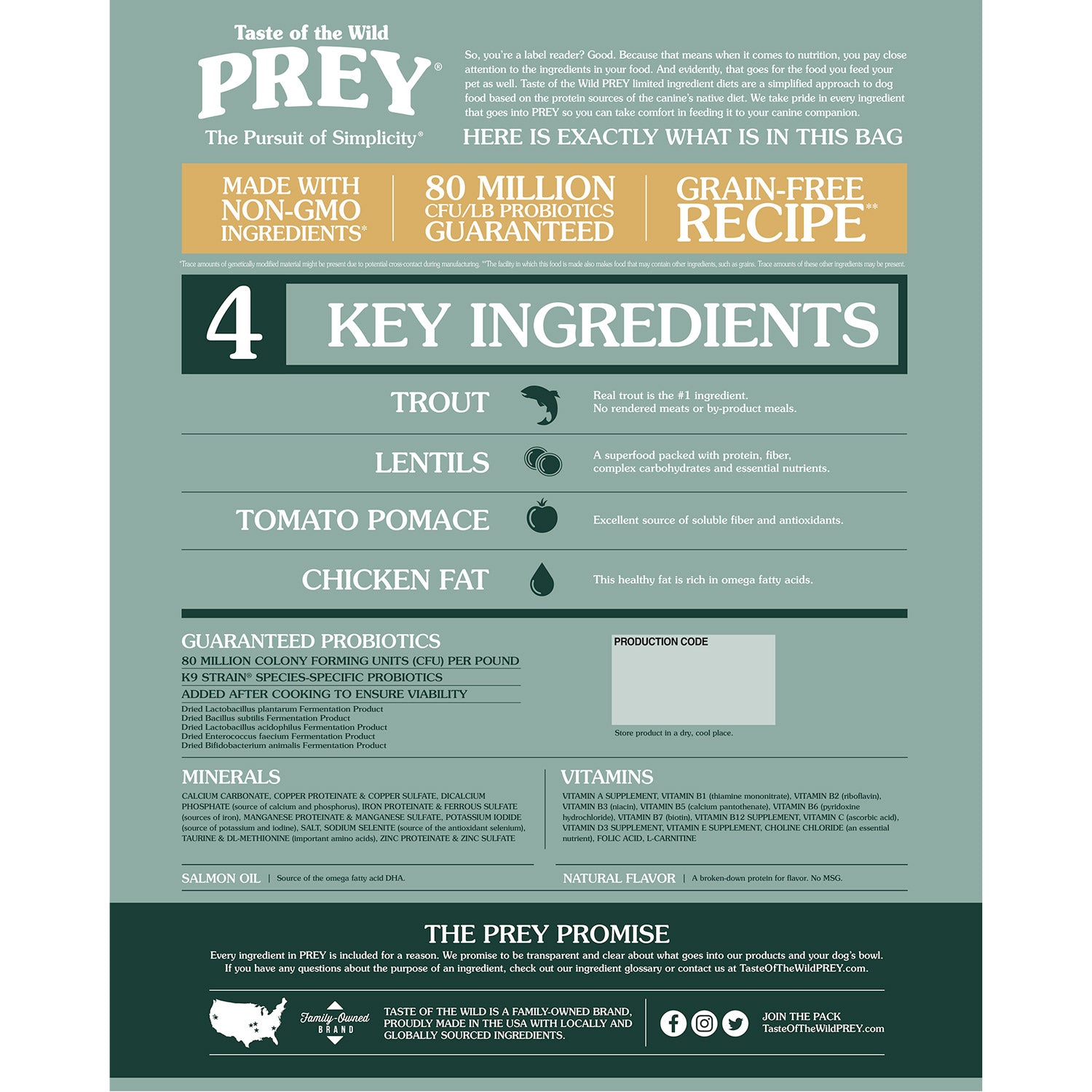 PREY Trout Dogs 11.4KG