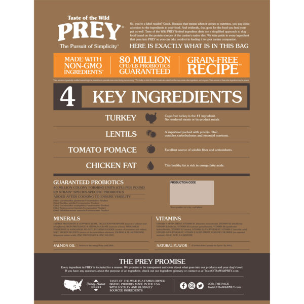PREY Turkey  Dogs 11.4KG