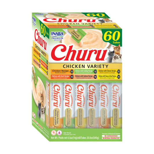 Inaba Churu Chicken Variety 60pc
