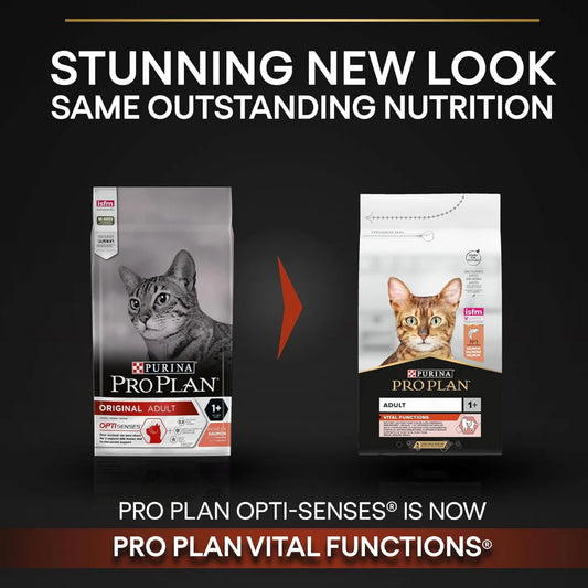 Pro Plan Vital Function Adult Cat Dry  Food Salmon 1.5kg